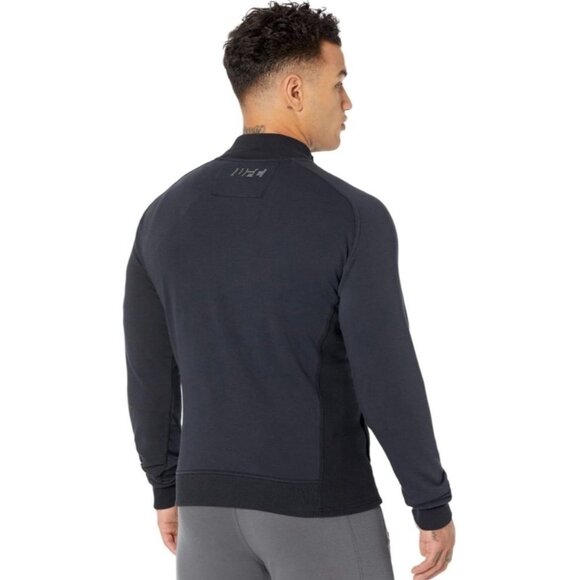 NEW UFT Men's Full Zip Sweatshirt Black Cotton Ultimate Fighter Sz XL [jb] - Picture 3 of 8